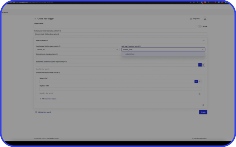 ticket parser zendesk