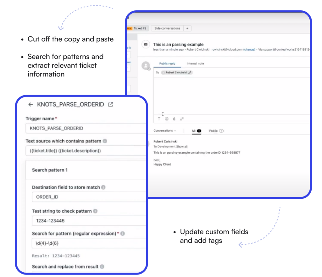 zendesk ticket parser configuration guide