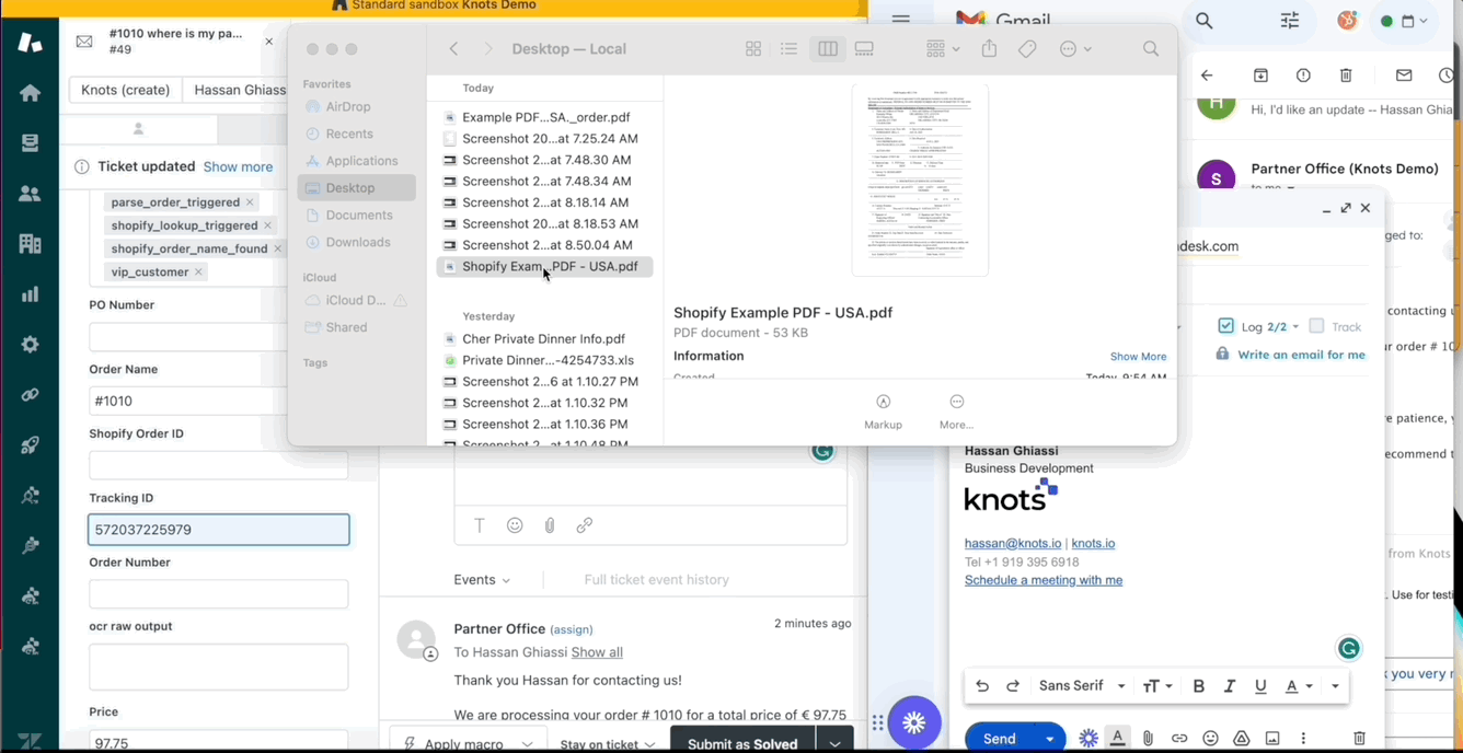 Knots Workflow