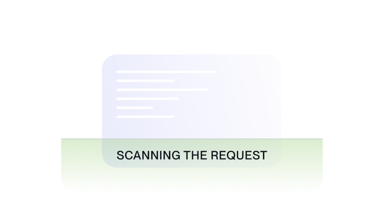 Knots Flow first scans all requests and documents to understand the context behind the work.