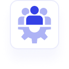 Icon: weniger manuelle Ticket-Bearbeitung