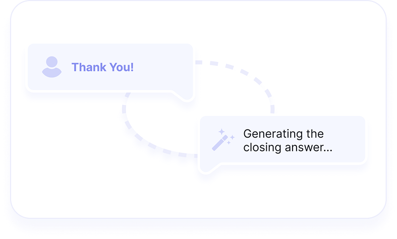 Screenshot: AI Thank You Autosolve Template in Knots Flow